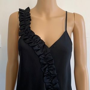 EXPRESS Asymmetrical Ruffle Top